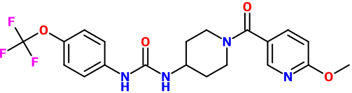 (image for) MC080082 1-(1-(6-Methoxynicotinoyl)piperidin-4-yl)-3-(4-(trifluoromethoxy)phenyl)urea